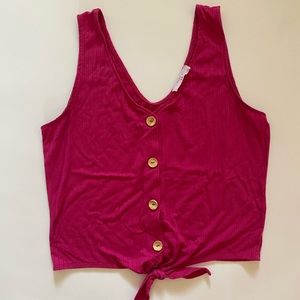 Magenta Tank top